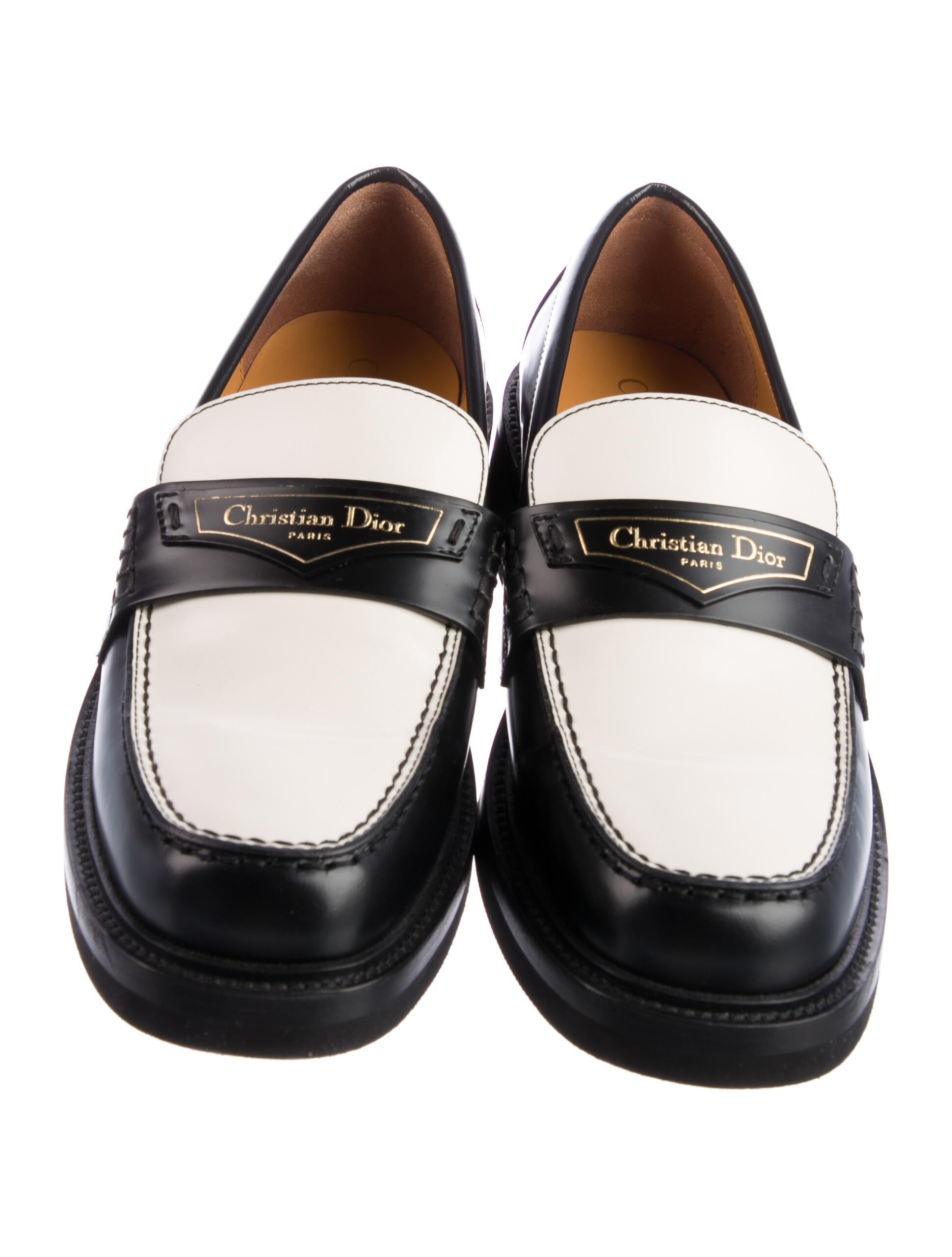 Christian Dior Leather Loafers
